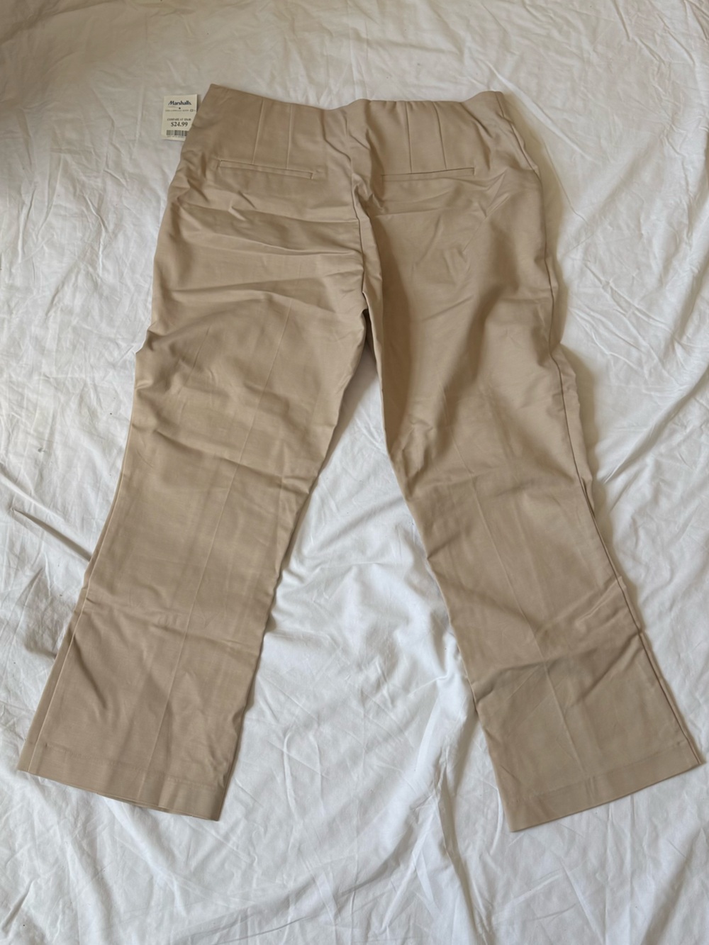 Rachel Zoe Khaki Straight-Leg Chinos in Light Tan